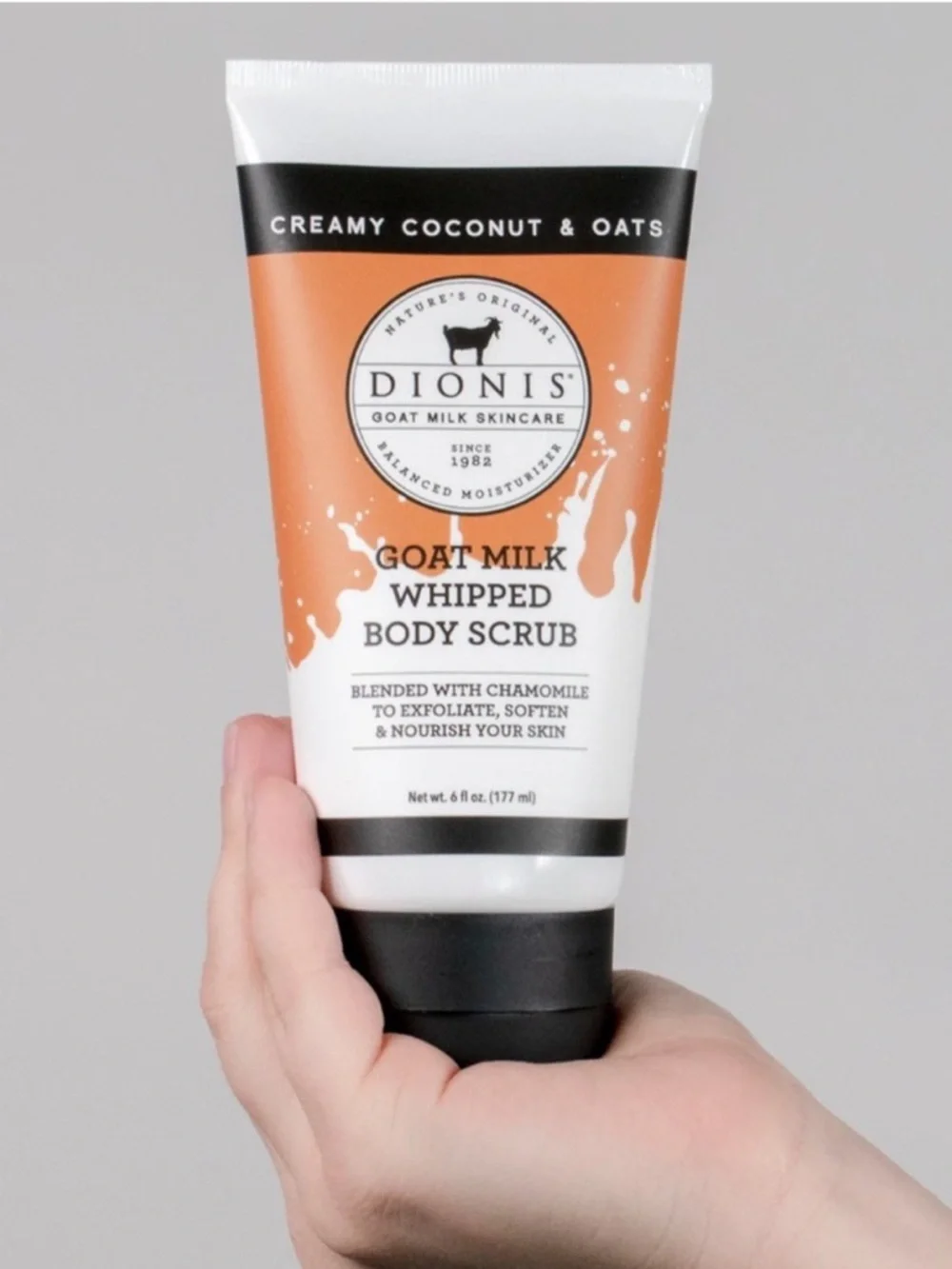 DIONIS Creamy Coconut & Oats Whipped Goat Milk Body Scrub 5oz NIP